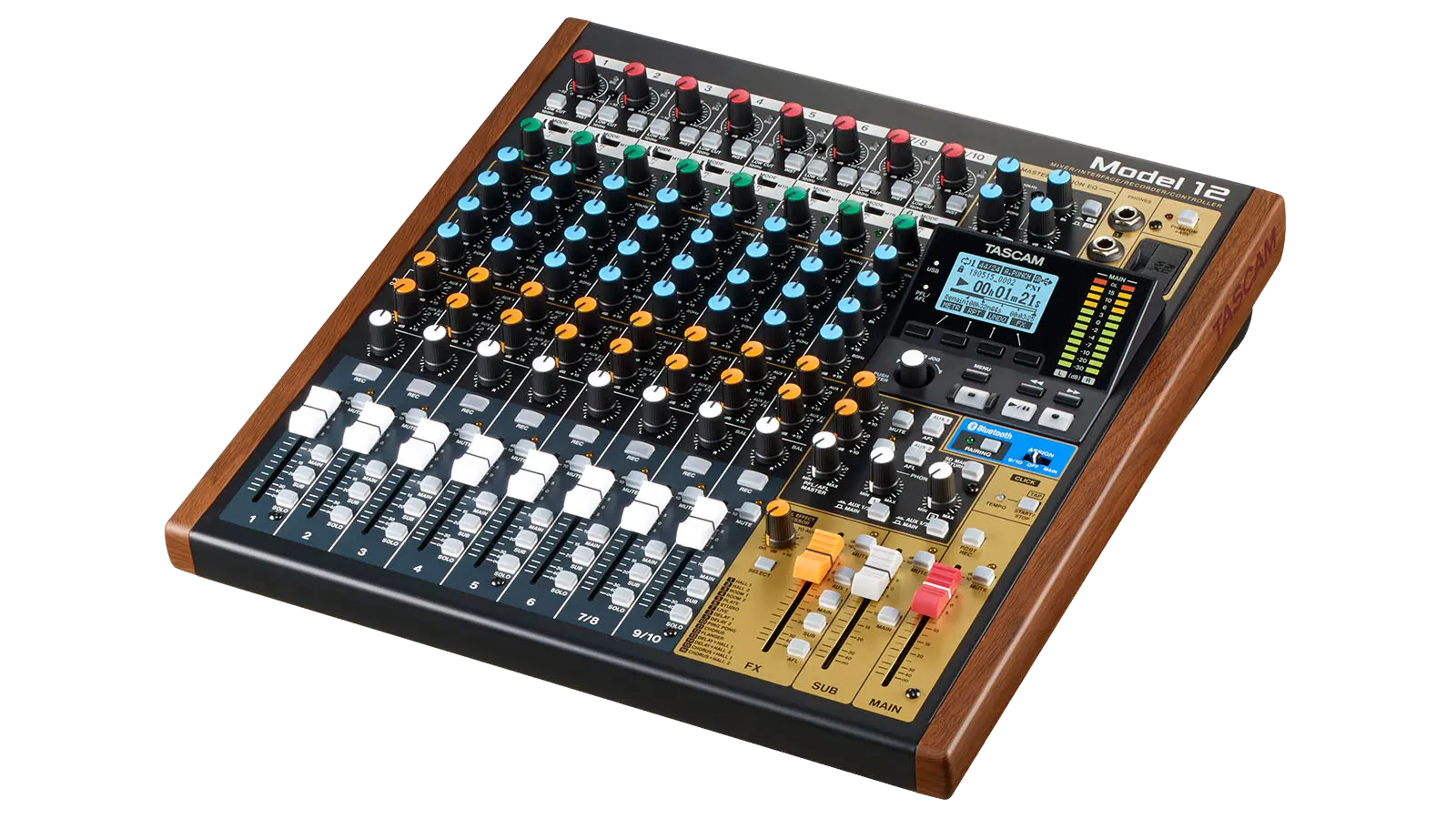 TASCAM Modelo 12 Mezclador de grabación digital de 12 pistas