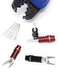 The Chord Company Terminales en plata, crimpados (Pack de 4)