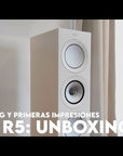 KEF R5 Meta Bocina premium de torre, 3 vías