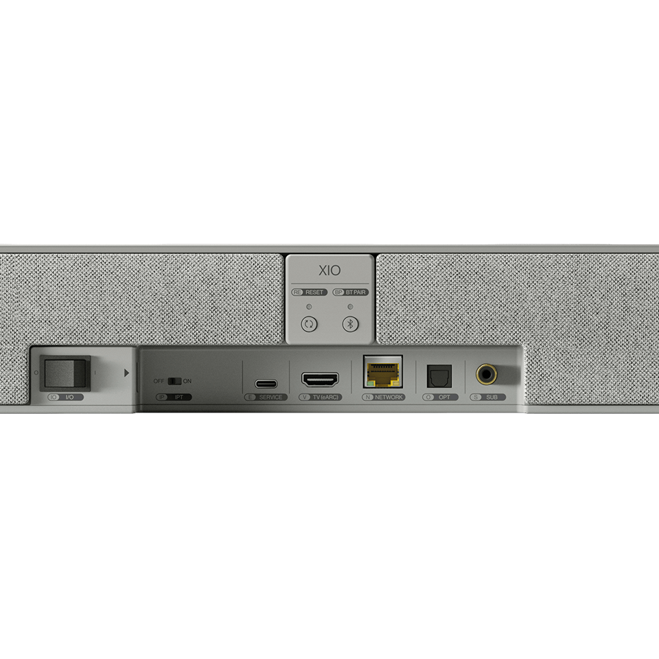 KEF XIO Barra de audio Dolby Atmos 5.1.2